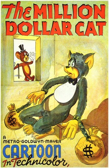 MOVGD0969 The Million Dollar Cat Movie Poster - 11 x 17 in.