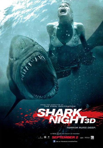 MOVIB03504 Shark Night 3D Movie Poster - 11 x 17 in.
