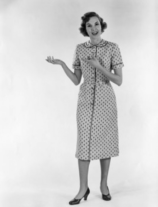 Portrait of Young Woman Smiling Poster Print - 18 x 24 in.
