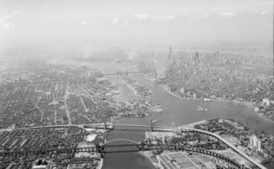 Cityscape Black & White Poster Print - 18 x 24 in.