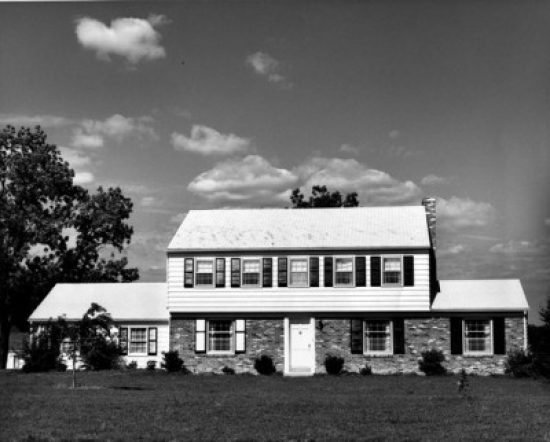 Facade of a House Poster Print - 18 x 24 in.