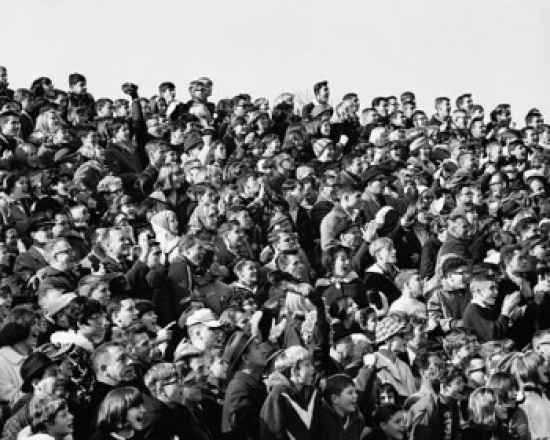 Crowd Watching a Game Poster Print - 18 x 24 in.