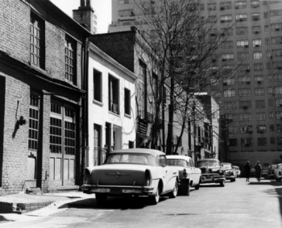 Cars Parked in a Street Macdougal Alley New York City New York USA Poster Print - 18 x 24 in.