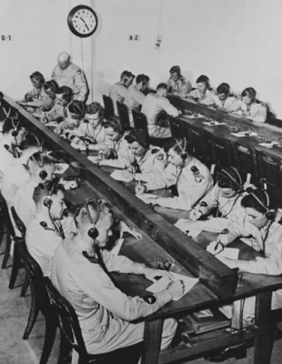 SAL2558445 Aviation Cadets in Code Class Randolph Air Force Base Texas USA Poster Print - 18 x 24 in.