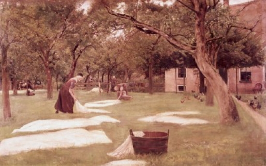 The Bleaching Ground Max Liebermann 1847-1935 German Oil on Canvas Private Collection Poster Print - 18 x 24 in.