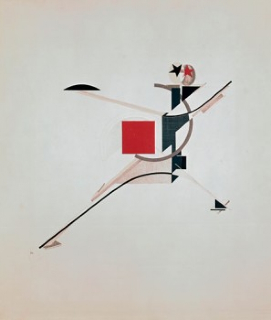 Modern Man by El Lisickij 1890-1941 Poster Print - 18 x 24 in.