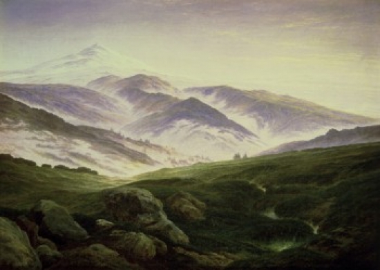 Riesengebirge 1835 Caspar David Friedrich 1774-1840 German Hermitage Museum St Petersburg Russia Print - 18 x 24 in.