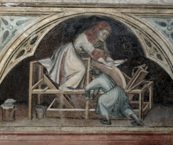 SAL263529 The Grinder Artist Unknown Italian Palazzo Della Ragione Padua Poster Print - 18 x 24 in.