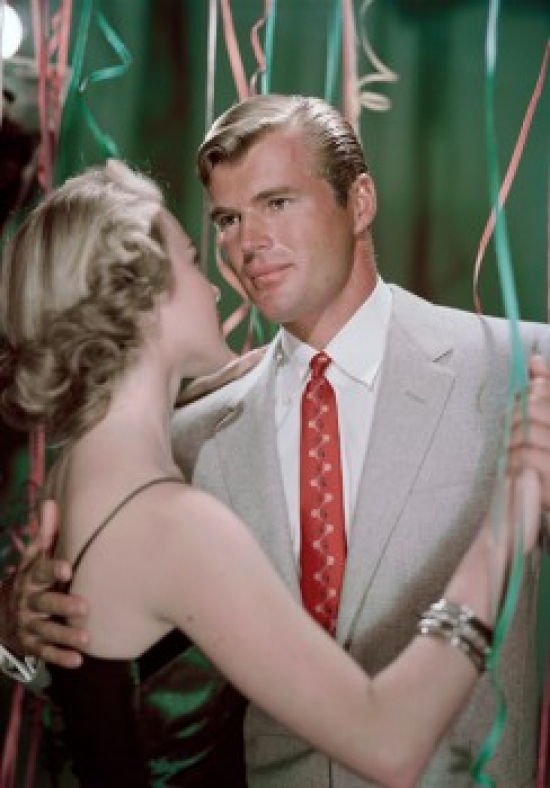 Young Couple Dancing Poster Print - 18 x 24 in.