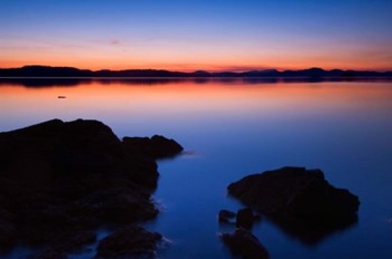 Canada BC Salt Spring Island Beddis Beach Dawn Poster Print by Rob Tilley - 27 x 18 in.