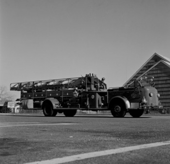 Hook & Ladder Truck Poster Print - 18 x 24 in.