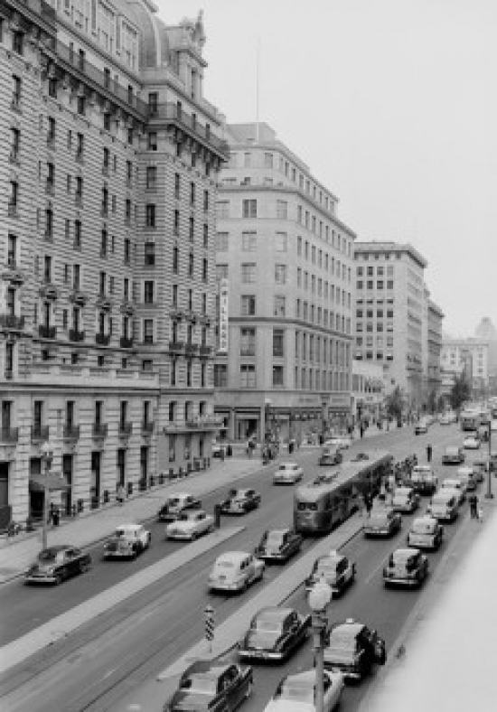 USA Washington Dc 14th & F Streets Poster Print