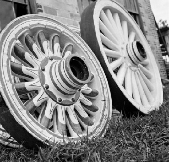 Circus Wheels Poster Print - 18 x 24 in.