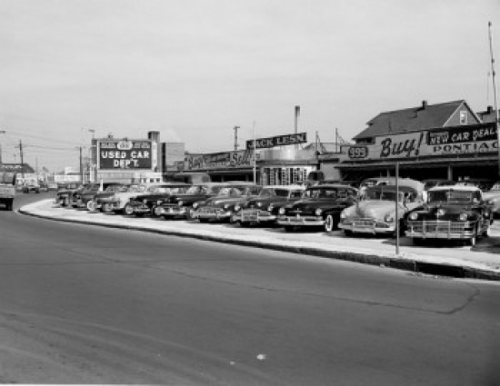 Used Car Lot Poster Print - 18 x 24 in.