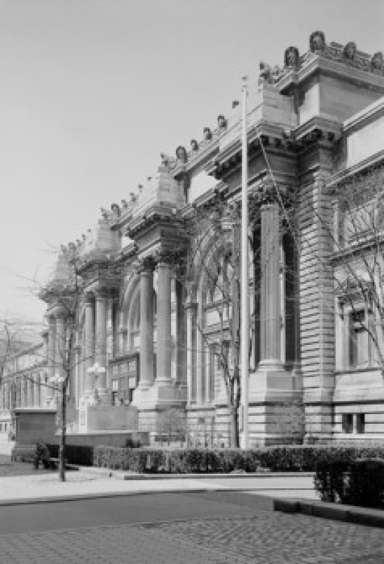 USA New York State New York City Fifth Avenue Metropolitan Museum of Art Poster Print - 18 x 24 in.