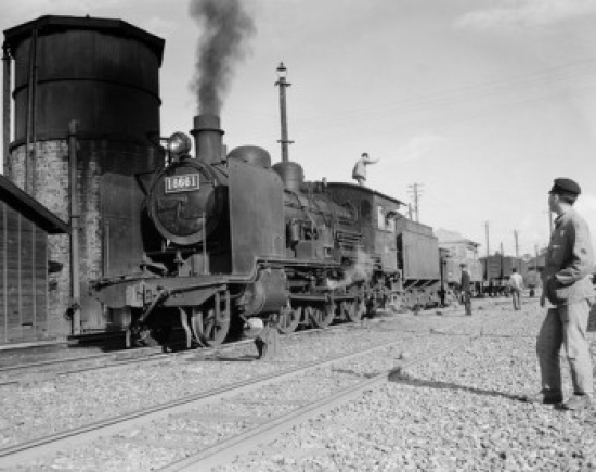 Japan Chiba Prefecture Tateyama Steam Cargo Train Poster Print