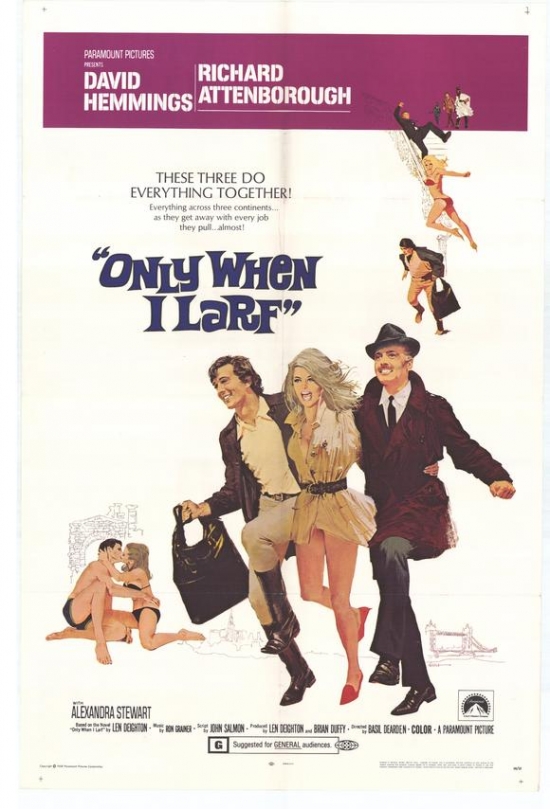 Only When I Larf Movie Poster - 27 x 40 in.