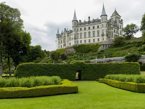 Dunrobin Castle - Golspie Scotland Poster Print by Keith Levit, 34 x 26 - Large