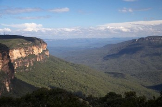 Australia Blue Mtns Kings Tableland Jamison Valley Poster Print by David Wall - 26 x 17 in.