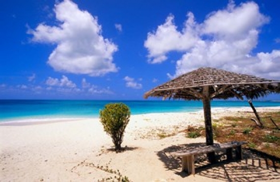 PDDCA03MDE0005 Coco Point Beach Barbuda Antigua Poster Print by Michael Defreitas - 27 x 18 in.