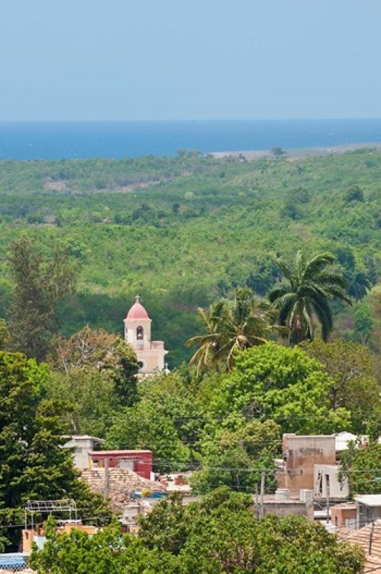PDDCA11MDE0163 Cuba Trinidad From Palacio Brunet Tower Poster Print by Michael Defreitas - 23 x 35 in.