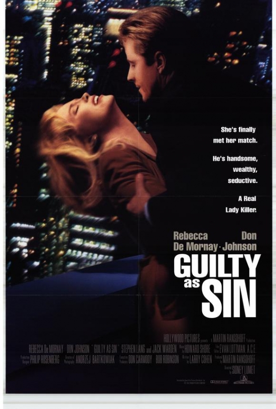 Guilty As Sin Movie Poster - 27 x 40 in.