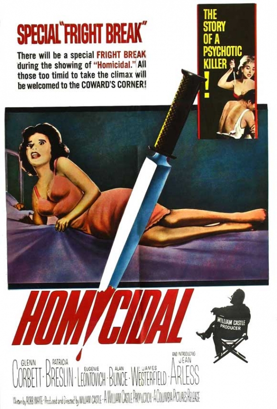 Homicidal Movie Poster - 27 x 40 in.