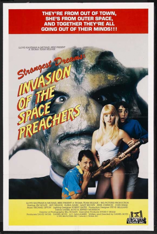 MOVGJ9400 Invasion of the Space Preachers Movie Poster - 27 x 40 in.