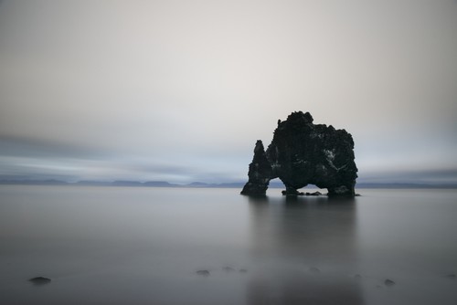 The Sea Stack Known As Hvitserkur in Northern Iceland - 19 x 12
