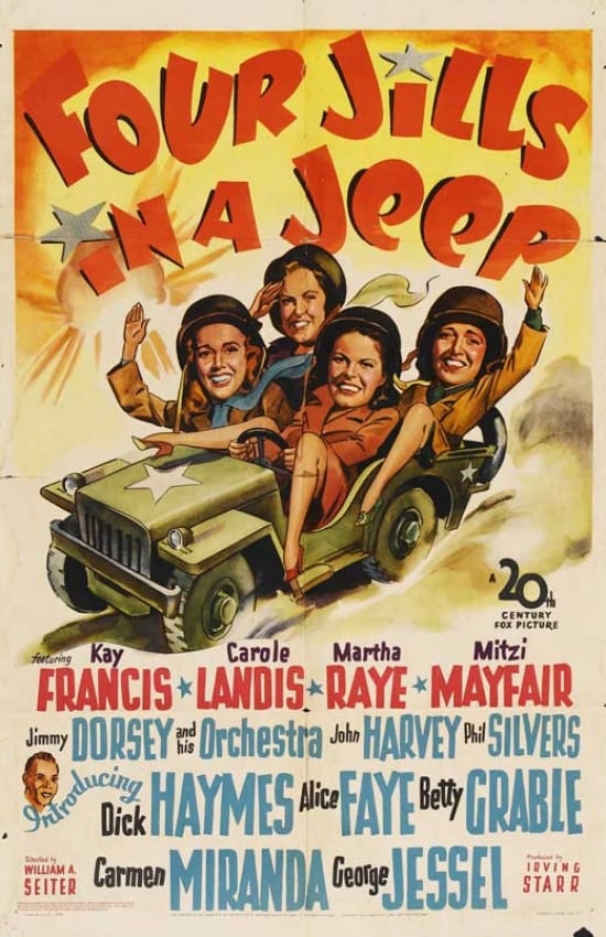 Four Jills in a Jeep Movie Poster