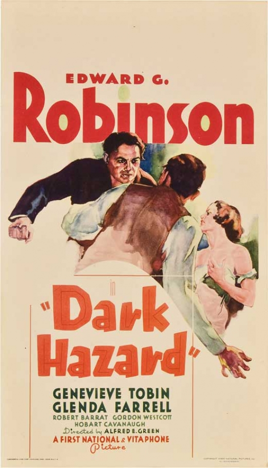 Dark Hazard Movie Poster - 27 x 40 in.