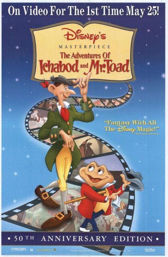 Ichabod & Mister Toad Movie Poster - 27 x 40 in.