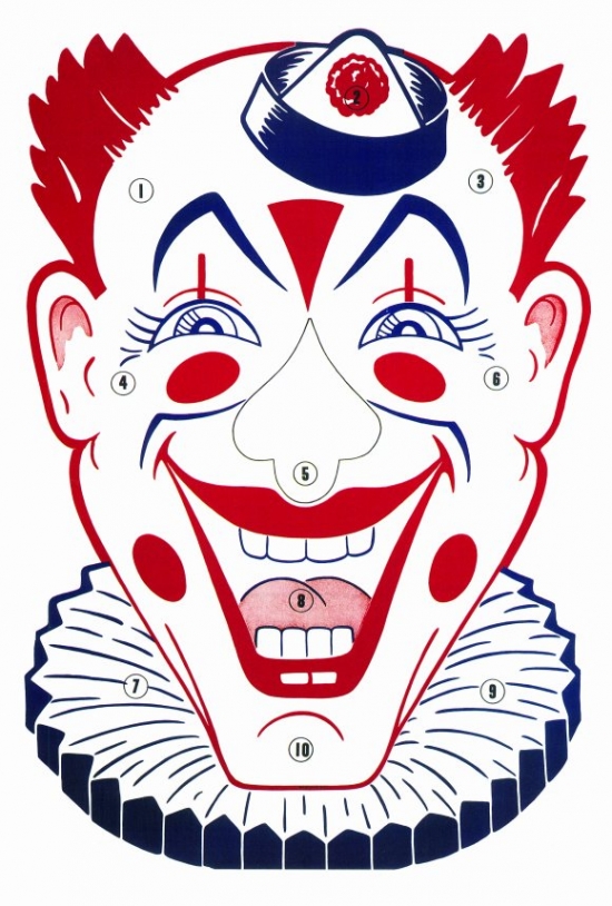 Clown Face Movie Poster - 27 x 40 in.