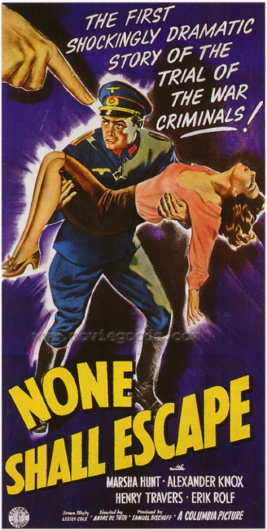 None Shall Escape Movie Poster - 27 x 40 in.