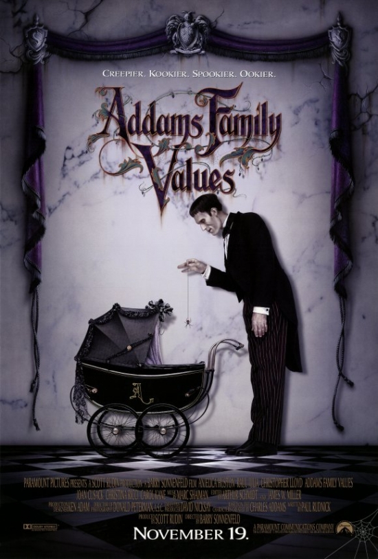 MOVIF4391 Addams Family Values Movie Poster - 27 x 40 in -  Posterazzi