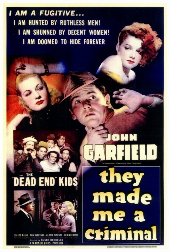 MOVIF7176 They Made Me a Criminal Movie Poster - 27 x 40 in.