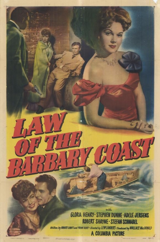 MOVIF8850 Law of the Barbary Coast Movie Poster - 27 x 40 in.