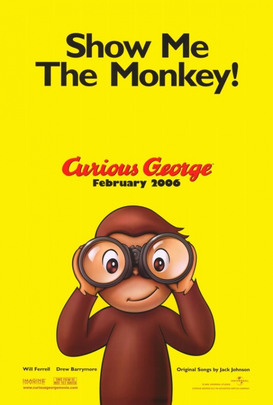 MOVIG4157 Curious George Movie Poster - 27 x 40 in.