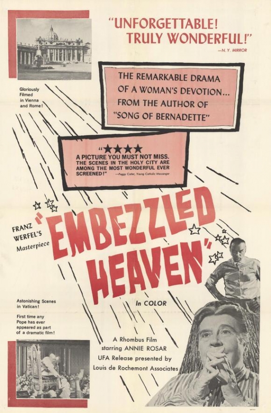 Embezzled Heaven Movie Poster - 27 x 40 in.