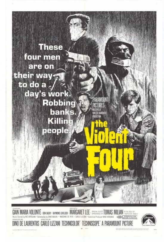 The Violent Four Movie Poster 27 x 40 in.