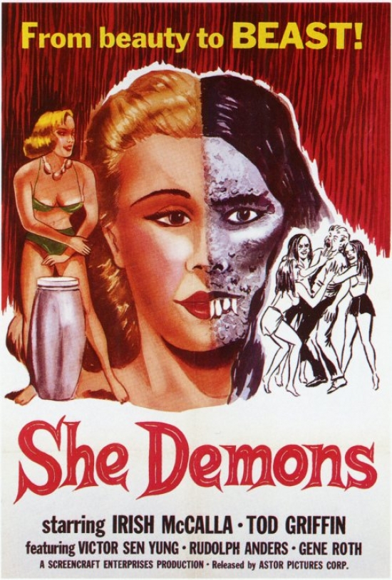 She Demons Movie Poster - 27 x 40 in.