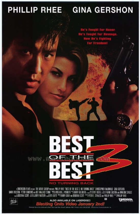 MOVCH6658 Best of the Best 3-No Turning Back Movie Poster - 27 x 40 in.