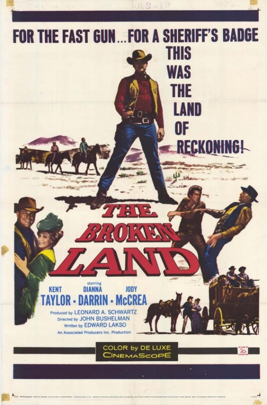 Broken Land Movie Poster - 27 x 40 in.