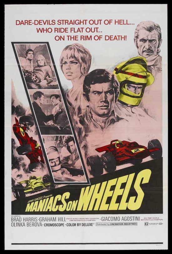 MOVCJ3143 Maniacs on Wheels Movie Poster - 27 x 40 in.