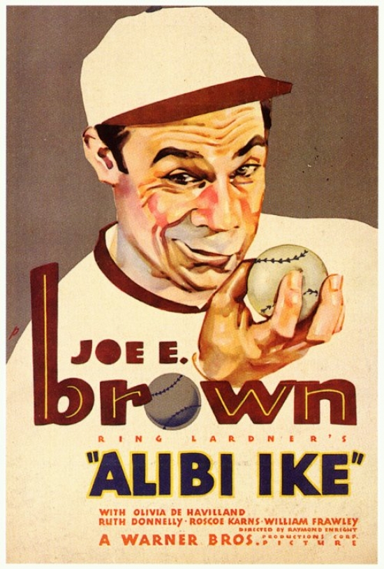 MOVEF3341 Alibi Ike Movie Poster - 27 x 40 in.