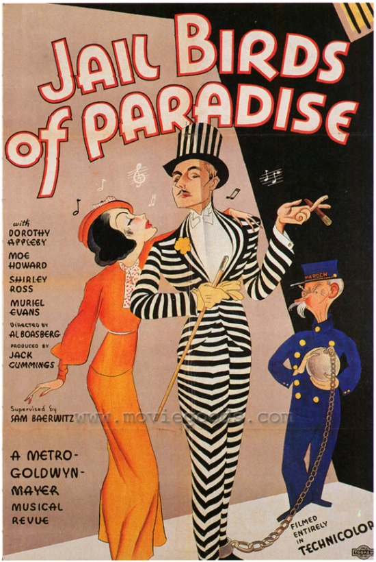 MOVEF4320 Jail Birds of Paradise Movie Poster - 27 x 40 in.