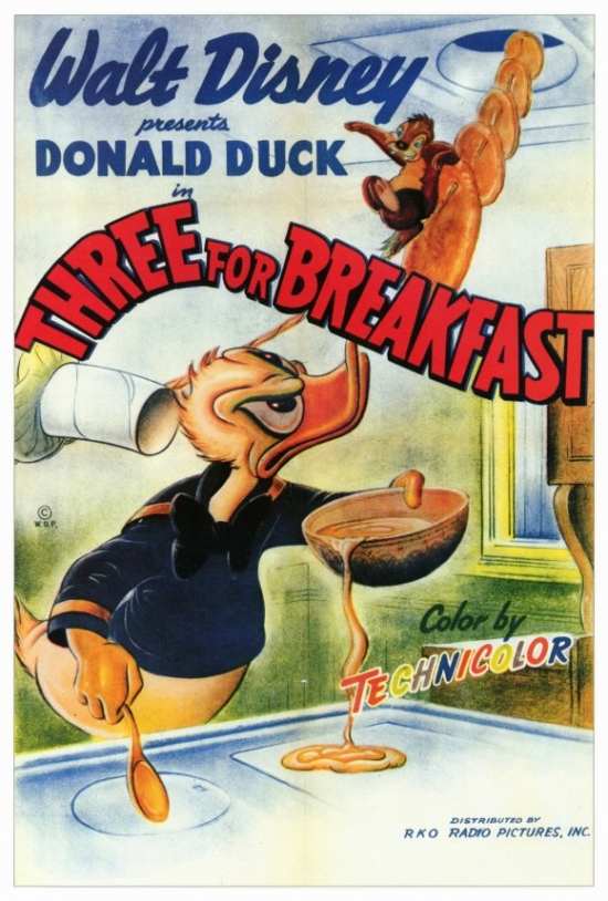 Three for Breakfast Movie Poster - 27 x 40 in.