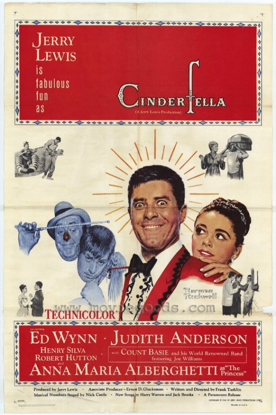 MOVEF6412 Cinderfella Movie Poster - 27 x 40 in.