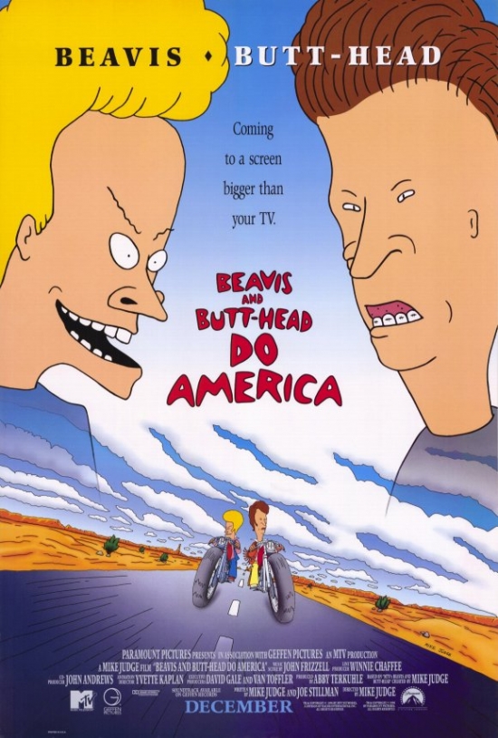Beavis & Butt-Head Do America Movie Poster