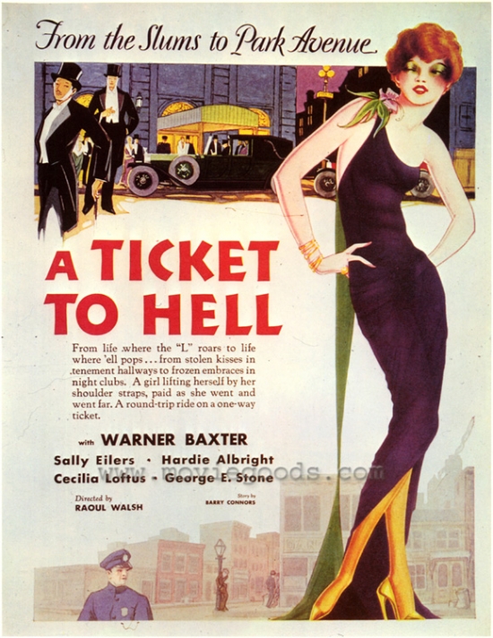 A Ticket to Hell Movie Poster - 27 x 40 in.